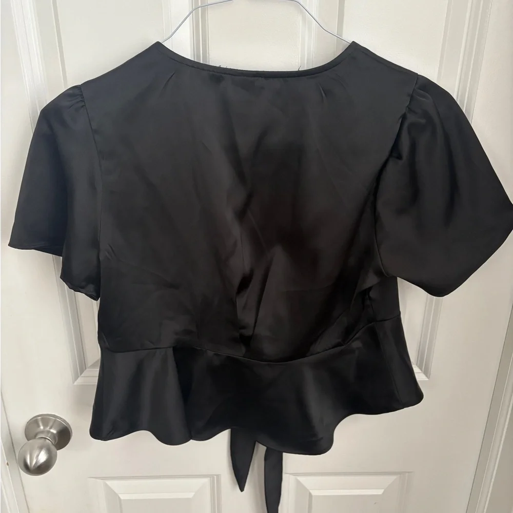 Wild Fable Black Tie Top - Picture 7 of 7
